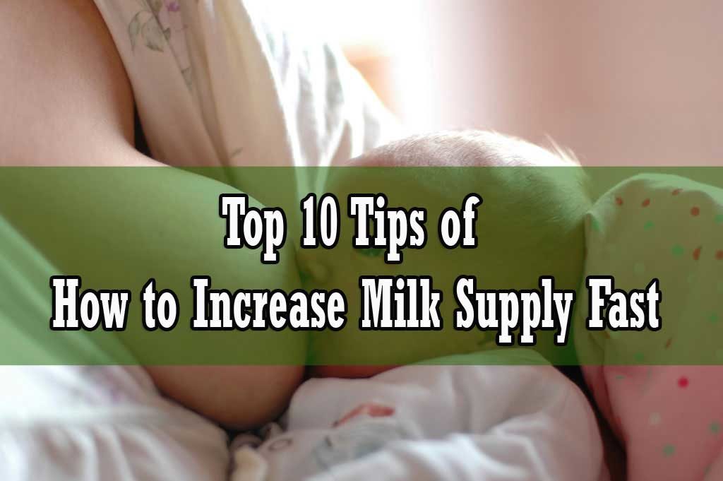 how to increase milk supply